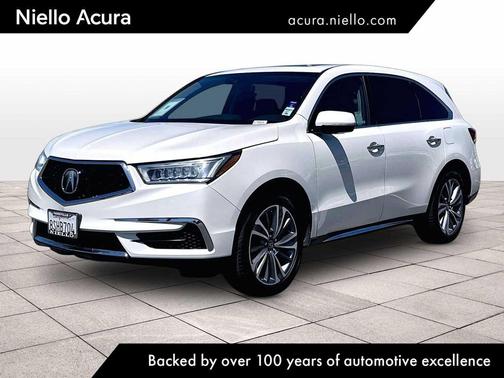 White Diamond Pearl 2017 Acura MDX 3.5L w/Technology Package