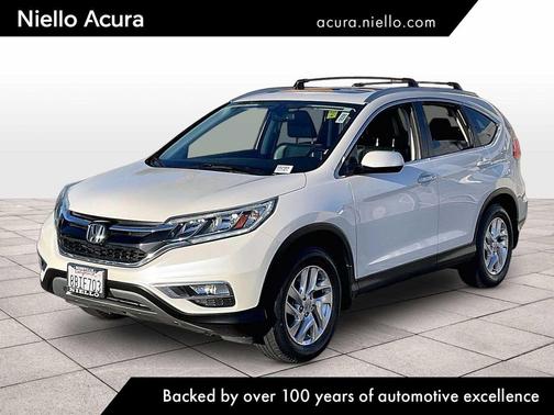 White Diamond Pearl 2015 Honda CR-V EX-L