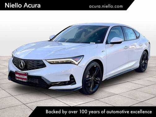Platinum White Pearl 2026 Acura Integra FWD A-Spec