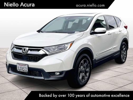 White Diamond Pearl 2018 Honda CR-V EX