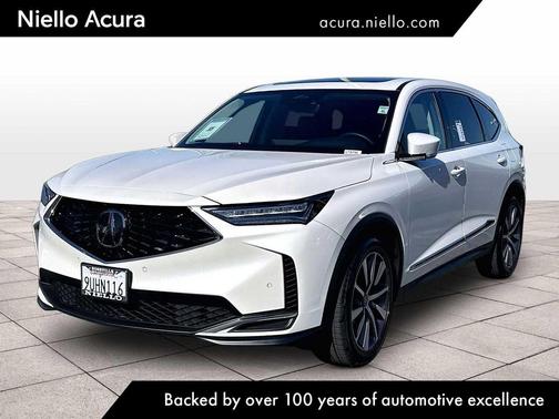 Platinum White Pearl 2025 Acura MDX Technology Package