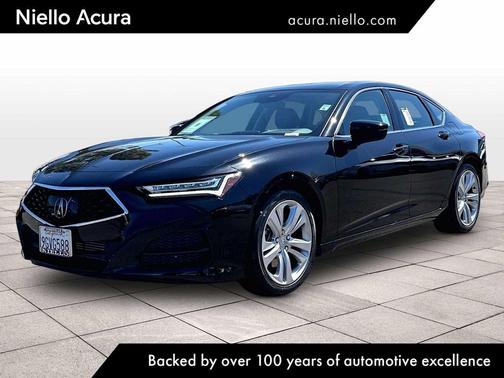 Majestic Black Pearl 2023 Acura TLX Technology