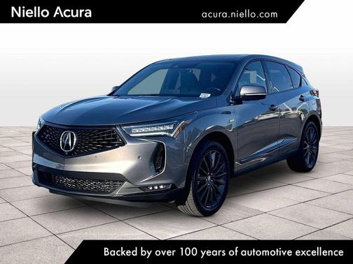 Liquid Carbon Metallic 2023 Acura RDX A-Spec Advance Package