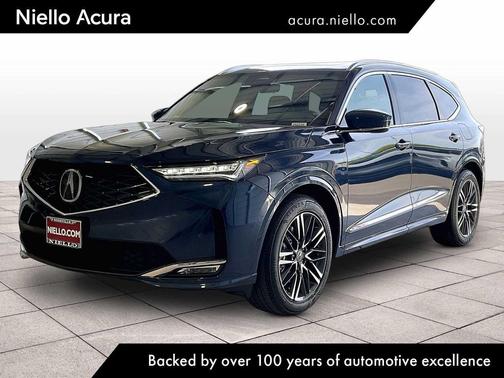 Canyon River Blue Metallic 2026 Acura MDX Advance Package