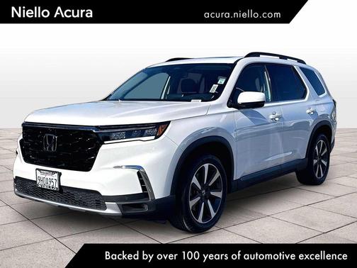 Platinum White Pearl 2023 Honda Pilot AWD Elite