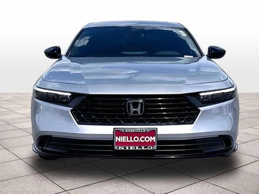 Solar Silver Metallic 2024 Honda Accord Hybrid Sport-L