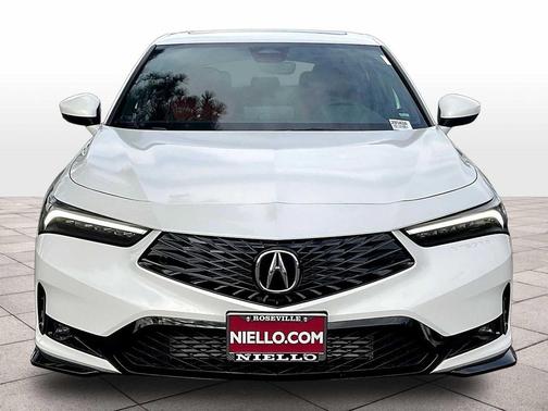 Platinum White Pearl 2026 Acura Integra FWD A-Spec