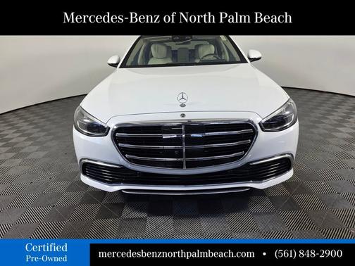 MANUFAKTUR Moonlight White Metallic 2026 Mercedes-Benz S-Class