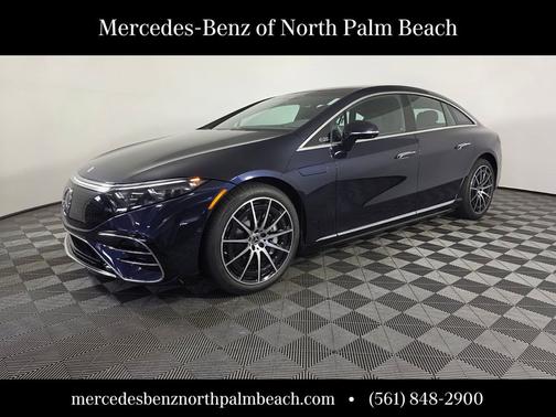 Nautical Blue 2022 Mercedes-Benz EQS 580