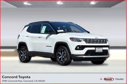 Bright White Clearcoat 2025 Jeep Compass Limited