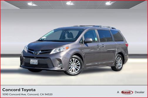 Predawn Gray Mica 2020 Toyota Sienna XLE