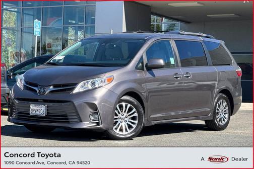 Predawn Gray Mica 2020 Toyota Sienna XLE
