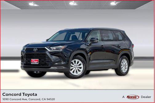 Midnight Black Metallic 2025 Toyota Grand Highlander XLE
