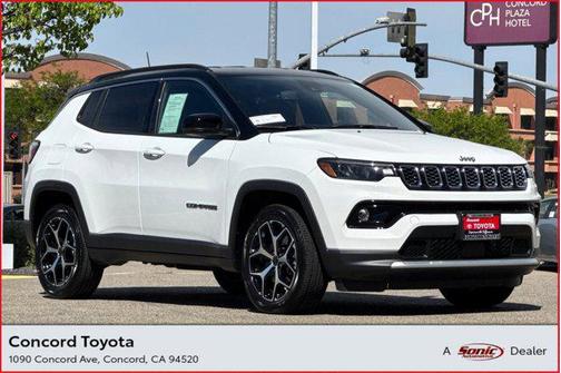 Bright White Clearcoat 2025 Jeep Compass Limited