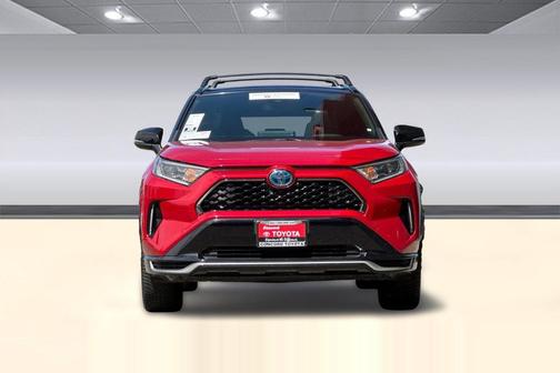 Supersonic Red/Midnight Black Metallic 2021 Toyota RAV4 Prime XSE