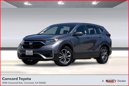 Gray 2021 Honda CR-V AWD EX