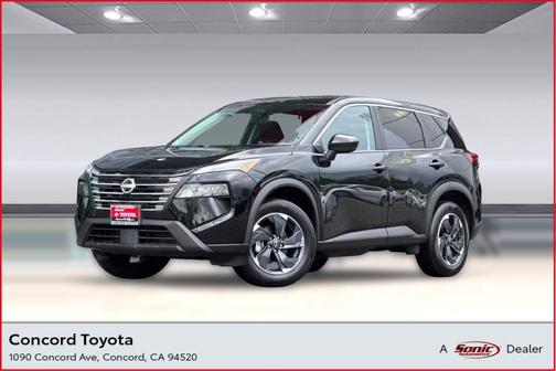 Super Black 2025 Nissan Rogue SV