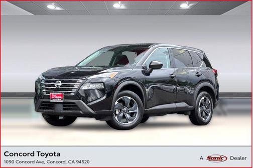 Super Black 2025 Nissan Rogue SV