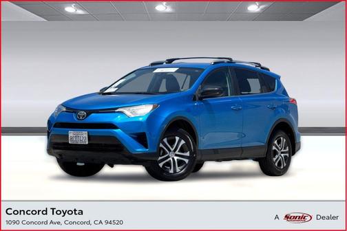 Blue 2018 Toyota RAV4 LE