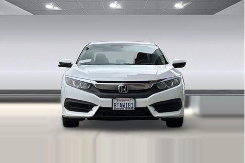 White 2016 Honda Civic EX