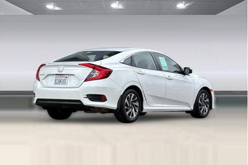 White 2016 Honda Civic EX
