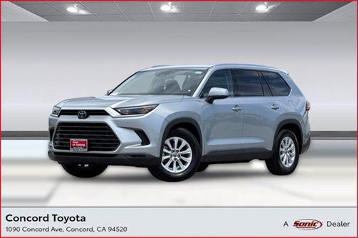 Midnight Black Metallic 2025 Toyota Grand Highlander XLE
