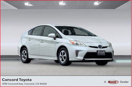 White 2012 Toyota Prius Three