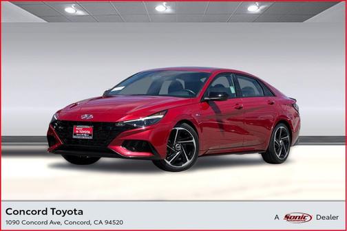Scarlet Red Pearl 2021 Hyundai ELANTRA N Line