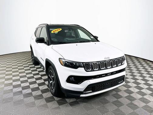 White 2025 Jeep Compass Limited