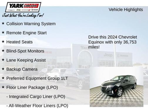 Black 2024 Chevrolet Equinox LT