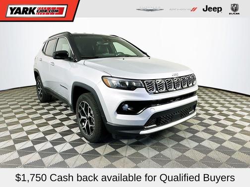 Silver 2026 Jeep Compass Limited