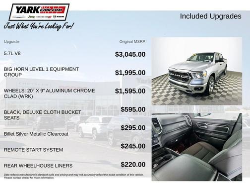 Silver 2023 RAM 1500 Big Horn