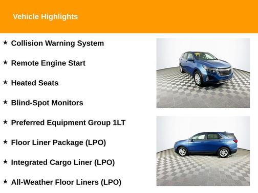 Blue 2024 Chevrolet Equinox LT