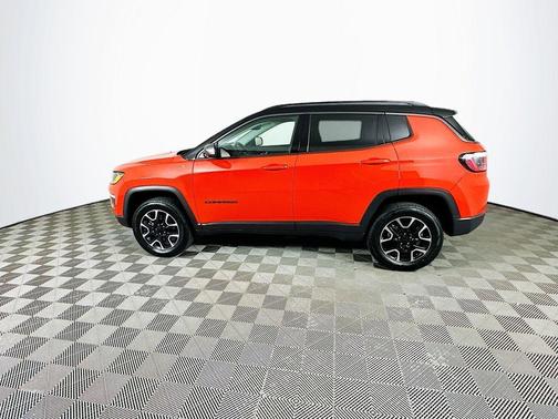 Orange 2020 Jeep Compass Trailhawk