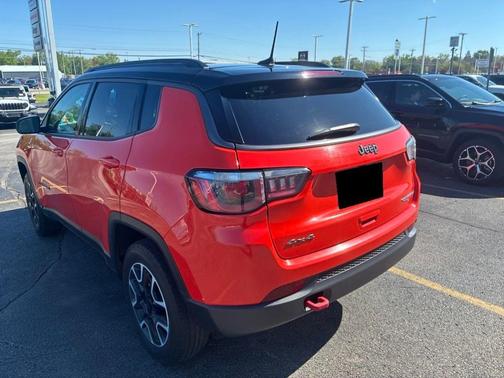 Orange 2020 Jeep Compass Trailhawk