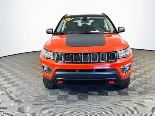Orange 2020 Jeep Compass Trailhawk