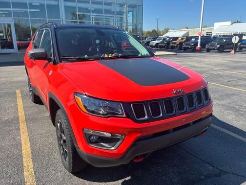Orange 2020 Jeep Compass Trailhawk