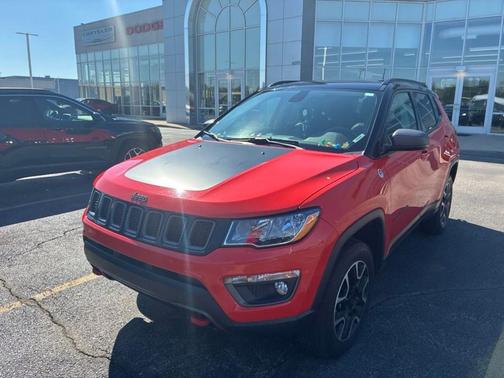 Orange 2020 Jeep Compass Trailhawk