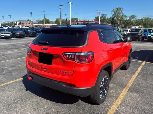 Orange 2020 Jeep Compass Trailhawk