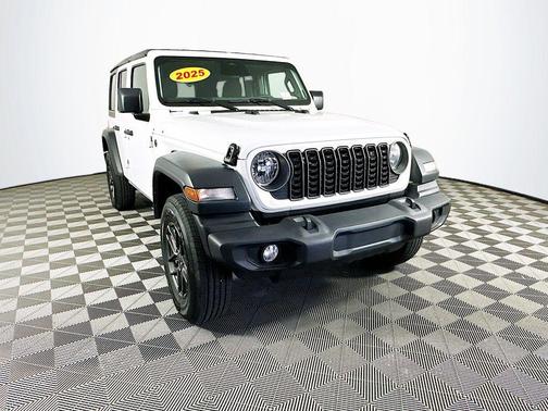 White 2025 Jeep Wrangler Sport