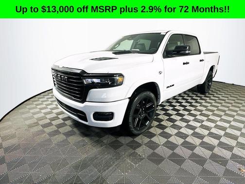 White 2026 RAM 1500 Laramie
