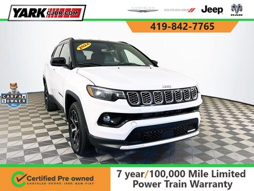 White 2024 Jeep Compass Limited