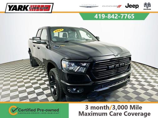 Black 2021 RAM 1500 Big Horn