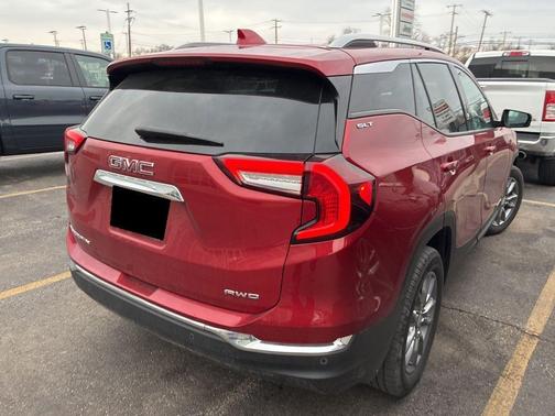 Red 2022 GMC Terrain SLT