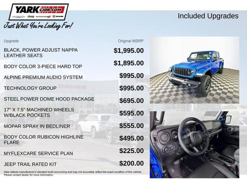 Blue 2026 Jeep Gladiator Rubicon