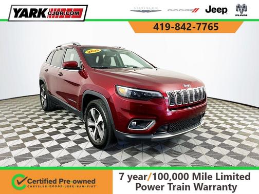 Red 2020 Jeep Cherokee Limited