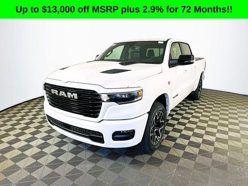 White 2026 RAM 1500 Laramie