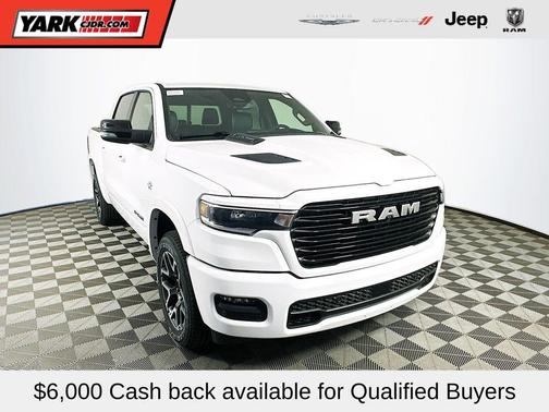 White 2026 RAM 1500 Laramie