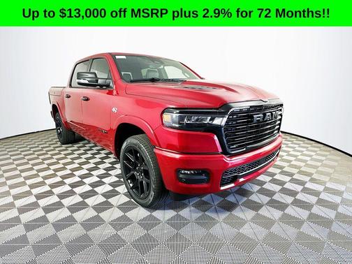 Red 2026 RAM 1500 Laramie