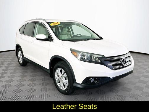 White 2014 Honda CR-V EX-L